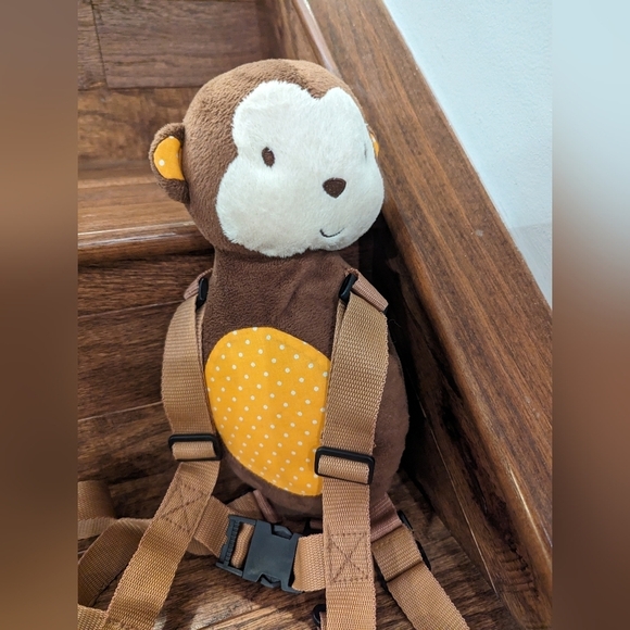 Carter's Child of Mine 2 In 1 Harness Buddy Pal monkey Backpack Leash - Picture 3 of 7